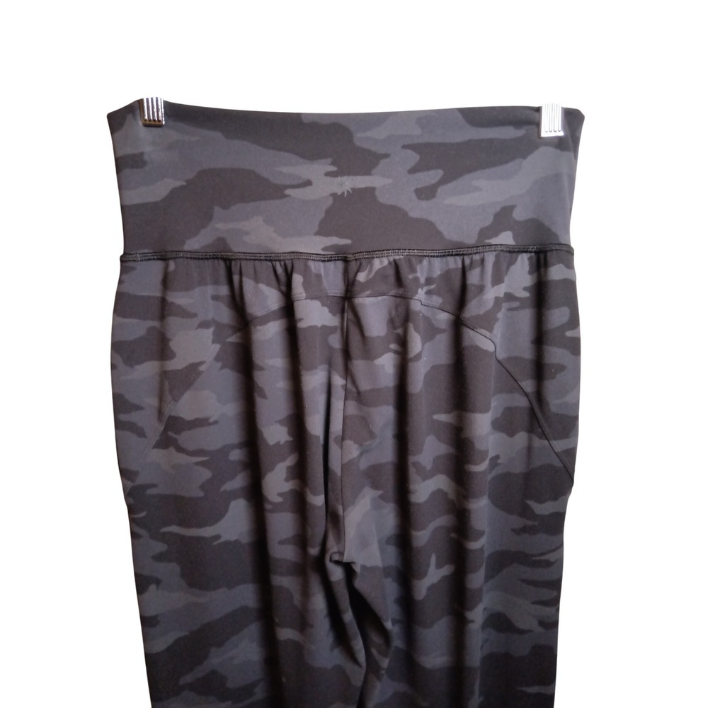Athleta Salutation Camo Jogger Pants Size S Black Gray Workout Athleisure - Picture 6 of 10